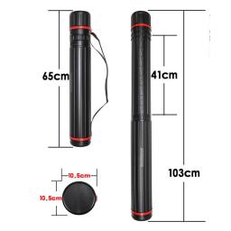 Tiro com arco e flecha telescópica pe titular seta rack de caça saco com ajustável volta strapused como imagem tubo arquivo cilindro - Image 3