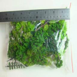Fio misturado árvores verdes modelo, layout de trem miniatura plástico, paisagem do jardim, 30pcs por lote - Image 3
