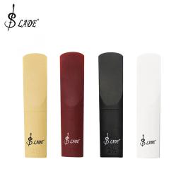 Slade palhetas para saxofone de bambu, acessórios para instrumento de sopro alto saxofone com resistência de resina 2.5, 4 cores opcionais - Image 1