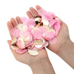 Confete forma de coração, 10g, multicolorido, confete de casamento, boda, festa de aniversário, decoração de mesa, 26mm - Image 4