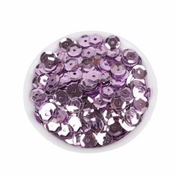 Flat Round PVC Solto Lantejoulas para Artesanato, Silver Cup Lantejoula, Decoração de costura, Acessório DIY, 20g, 6mm, 1200PCs - Image 6