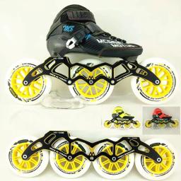 Tênis de velocidade profissional multifuncional, tênis de corrida para adultos e crianças, com rodas de 125mm, 90mm, 100mm, 110mm, uso interno - Image 1