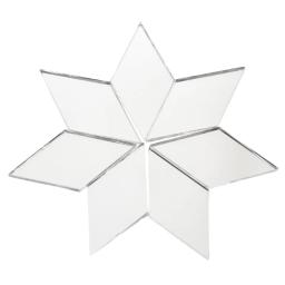 100 pçs espelho de vidro mosaico telhas em massa forma diamante diy artesanato acessório casa arte decoração suprimentos - Image 2