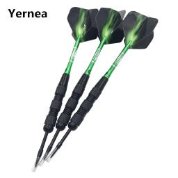 Novos Dardos de Alta qualidade 3 Pçs/set Aço Apontou Dardos Profissional 20g Indoor Sports Entretenimento Dart Verde Eixos Voo - Image 1