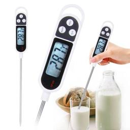 Termômetro de comida digital churrasco cozinhar carne medida termômetro de água quente com sonda cozinha ferramenta - Image 1
