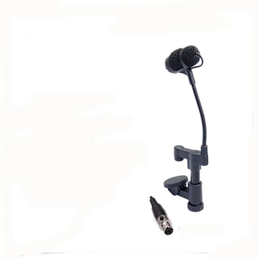 Profissional Clipe Instrumento Violino Microfone, bandolim Viola Microfone, Shure Transmissor sem fio, XLR Mini 4Pin Fantasma - Image 1