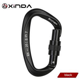 Xinda-D-Shape Mosquetão para Escalada Segurança, Fivela de Segurança, Master Lock, Rock ao ar livre, Equipamento Portão, 25kN - Image 5