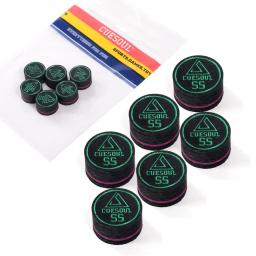 Cuesoul 14mm 8 dicas de sugestão de pele de porco de camada para taco de sinuca-6 peças - Image 3