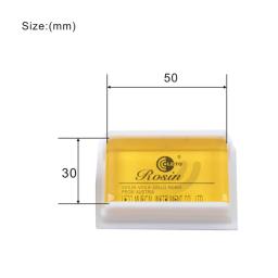 10 pçs leto boa qualidade violino viola violoncelo rosin forma quadrada com caixa de plástico verde - Image 4