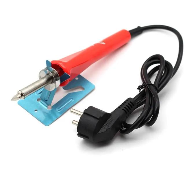 Kit Completo de Pirografia e Soldagem de Ferro com 32 Pontas para Trabalho em Madeira - Caneta de Queima 220V 30W