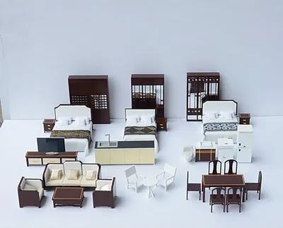 Arquitetura em Miniatura: Modelos de Toys, Móveis, Layout de Trem e Kits de Construção em Escala 1:25