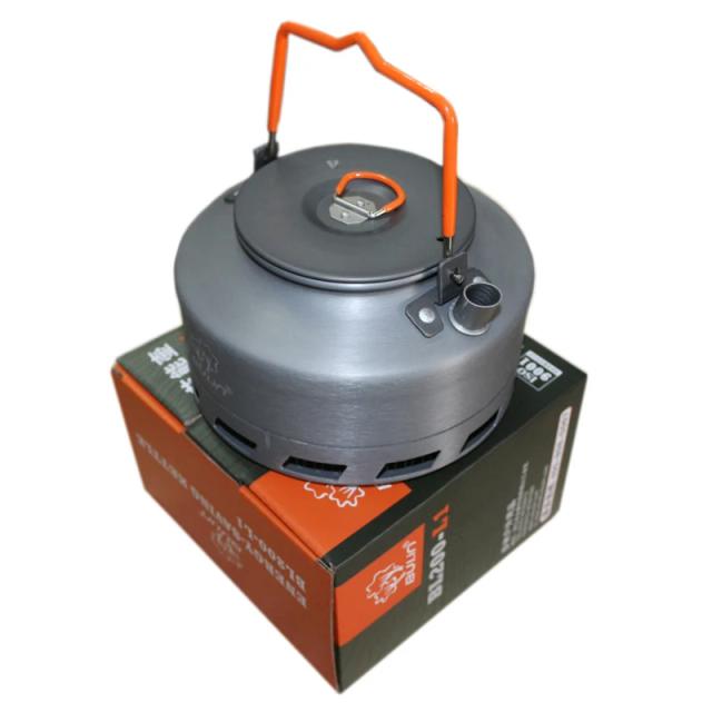Chaleira Bulin-Camping 1.1L com Trocador de Calor - Aquecedor de Água para Piqueniques ao Ar Livre