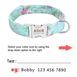 Coleiras de identificação personalizadas do gato do filhote de cachorro da etiqueta do cão do animal de estimação do colar do cão - Image 2