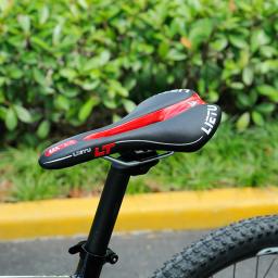 Lietu-Sela ergonômica de bicicleta para MTB, Road Bike, assento perfurado, espuma amortecida, PU Leather Texture, trilho de aço, acessórios do ciclo, novo - Image 6