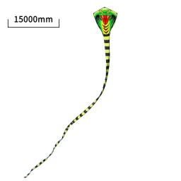 Hbb 15m cartoon mamba snake pipas frp haste voando esportes praia kitesurf crianças presente família esporte ao ar livre atividade crianças brinquedos - Image 3