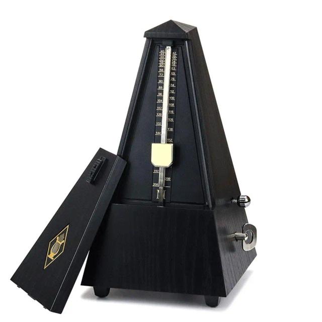 Metronomo Mecânico Vintage para Guitarra, Piano e Violino - Ritmo Online e Pêndulo Clássico