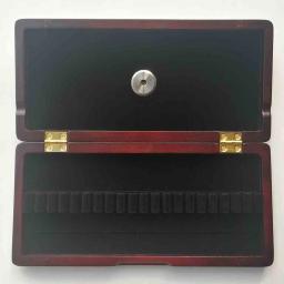 Bordo de madeira oboé reed caso 20 pces com retenção de reed higroneter - Image 4