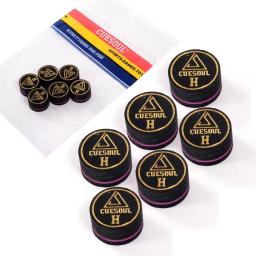 Cuesoul 14mm 8 dicas de sugestão de pele de porco de camada para taco de sinuca-6 peças - Image 5