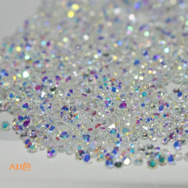 Ornamentos de Glitter e Caviar para Decoração de Unhas - 1440 Peças de Cristal 3D para Arte de Unhas