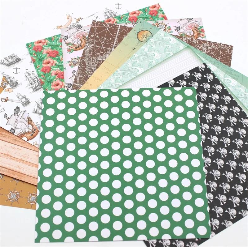 Kscraft kit de scrapbooking artesanal, 12 peças, 6 ", lado único, estampado, padrão vintage, artesanato em papel, arte, livro - Image 1