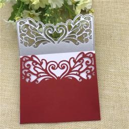 Molduras de metal vazadas em forma de coração, quadros de flores, moldes de metal, scrapbooking, corte de metal, selos de artesanato, cartão de gravação, fazer estêncil - Image 1