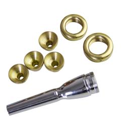 MUKU-Bocal de Trompete com Caixa, Bocal, Acessórios para Instrumentos Musicais, Dourado, Cobre, 1-1, 2c, 3c, 2b, 3b, 3b, 1 conjunto - Image 3