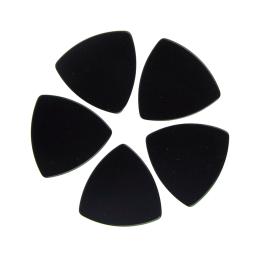 Palhetas de guitarra triângulo, celulóide médio, grande, arredondado, preto sólido, 0,71mm, atacado, 500pcs, lote - Image 2