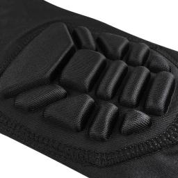 Manga de braço para basquetebol, cotovelo, cotovelo, exterior, manga de compressão unisex, estendida, respirável, 1 pc - Image 5