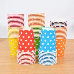 Decoração de festa de feliz aniversário infantil, lembrancinhas de papel vermelho, amarelo, verde, laranja e azul para crianças com 10 peças - Image 2