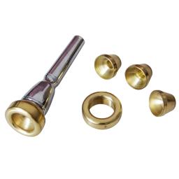 MUKU-Bocal de Trompete com Caixa, Bocal, Acessórios para Instrumentos Musicais, Dourado, Cobre, 1-1, 2c, 3c, 2b, 3b, 3b, 1 conjunto - Image 6