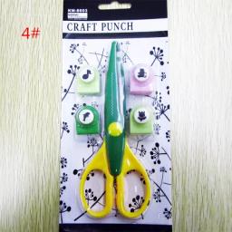 Tesoura para gravação de artesanato, frete grátis, novo design, presente para a escola, faça você mesmo, conjunto de perfuradores, papel, scrapbooking - Image 5