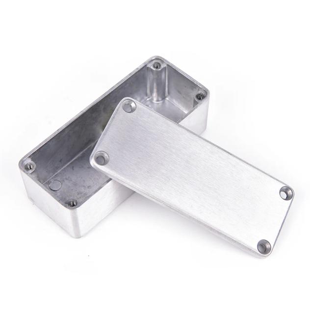 Efeitos Pedal Stomp para Guitarra em Caixa de Alumínio Fundido 1590A - Dimensões 92x38x31mm