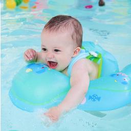 Boia de axila inflável para bebês, anel flutuante para crianças, acessório de piscina e boia de banho com círculo duplo para brinquedos - Image 1