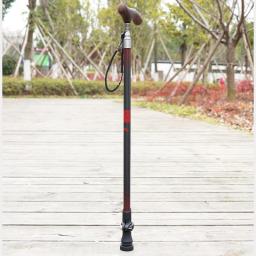 Alumínio liga telescópica Trekking pólos, Bastões leves, Caminhadas Trekking Cane para idosos, 2 Seção - Image 5