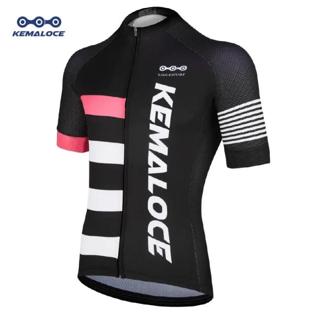 Camisa de Ciclismo Masculina KEMALOCE Alta Visibilidade Estilo Retrô para Equipe Atlético - Ideal para Corridas e Atividades ao Ar Livre