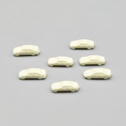Modelo de carro miniatura para diorama, brinquedos plásticos ABS sem pintura, layout de construção de arquitetura veicular, 1:300, 100pcs - Image 3