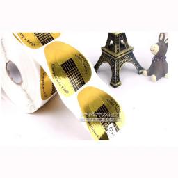 100 pçs arte do prego forma de ferradura formas de unhas escultura extensão adesivo uv gel acrílico francês dicas guia forma diy ferramentas de design - Image 1