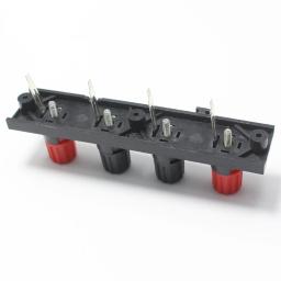 Amplificador de entrada de banana externo, cabeça com 4 pinos de led para amplificador de fio, encaixe de áudio, interruptor de terminal de mola diy, 1 peça - Image 5