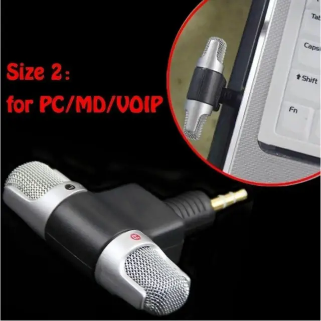 Microfone Condensador Digital Estéreo Direcional Portátil Xriy - Gravador Ideal para Argolas da Sony