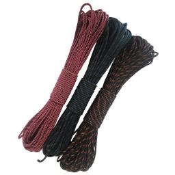 Cordão de paraquedas com 20 m 550 por, corda de paraquedas, cordão de tenda, mil spec tipo iii 7 de vertente para caminhadas e acampamento, envio rápido - Image 2