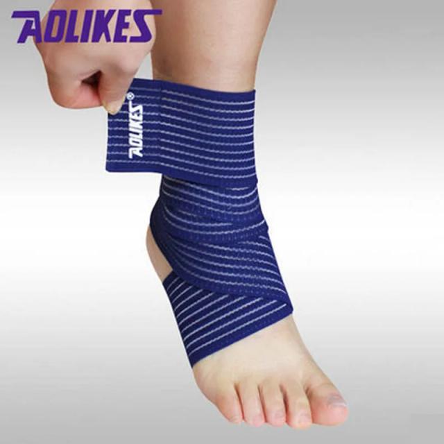 Suporte Ajustável para Tornozelo em Elástico de Alta Qualidade com Bandagem Espiral - Ideal para Voleibol e Basquete