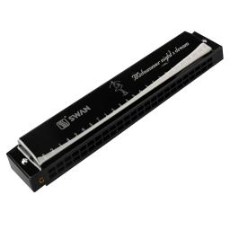 Swan 24 buracos tremolo gaita chave c popular armônica harpa tremolo instrumentos 24 buracos gaita 3 cores para escolher - Image 3