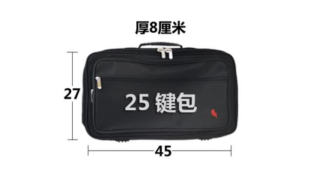 Teclado MIDI Portátil de 49 Teclas com Capa Acolchoada e à Prova d'Água, Ideal para Piano Eletrônico