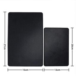 Painel do carro Sticky Anti-Slip PVC Mat, Auto Non-Slip Sticky Gel Pad para Telefone, Suporte para óculos de sol, Estilo interior do carro, 27x15cm - Image 4