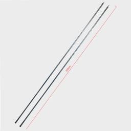 Haste dobrável de aço para barraca, haste para toldo, acessórios de barraca, haste de tenda extensível da porta, haste de dossel, 200cm * 2 peças - Image 1