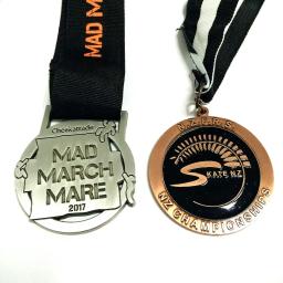 Medalha de eventos esportivos personalizados com medalha de faixa-50.8mm de diâmetro - Image 2