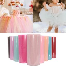 Carretel de Tule para Decoração, Malha de Organza, Vestido Tutu, Cerimônia de Casamento, Baby Shower, Birthday Party Supplies, DIY, 15cm, 25 jardas - Image 1