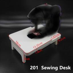 Mini máquina de costura, mesa compacta, 201 ou 202mm, extensão de costura, trabalho de costura - Image 5