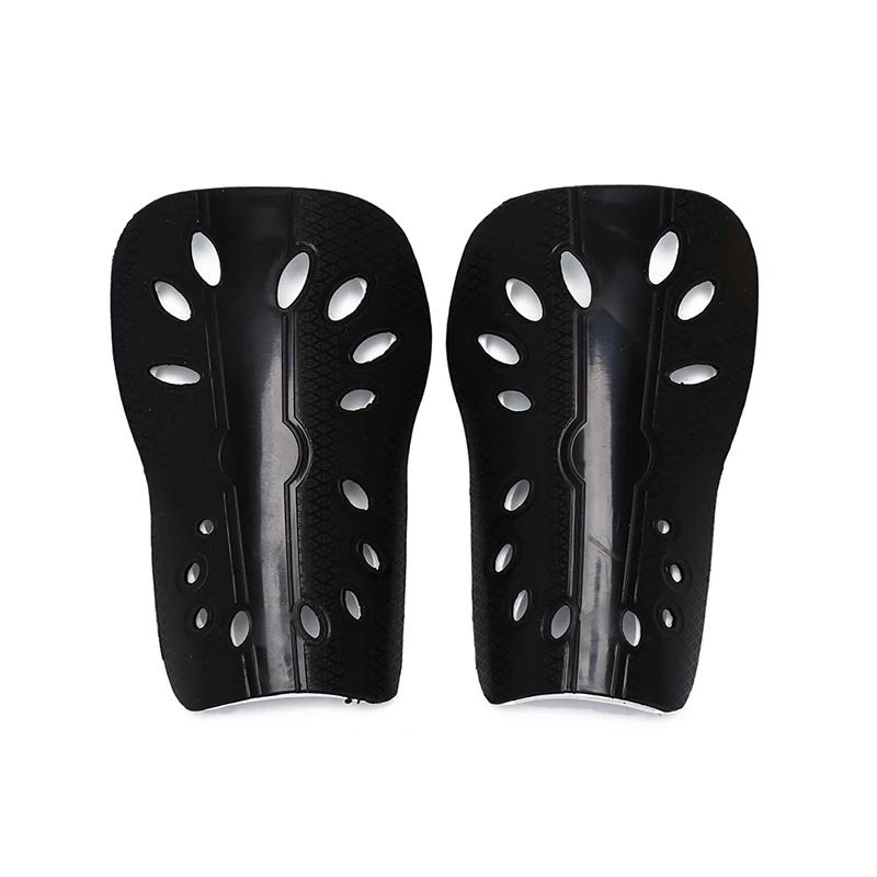 Caneleiras de futebol acolchoadas, 1 par de caneleiras de futebol macias para mulheres e homens, protetor de perna respirável - Image 1
