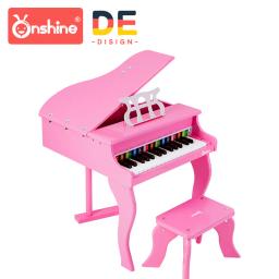 Onshine crianças simulação piano 30 chave de alta qualidade piano instrumento de madeira com espectro de piano crianças aprendizagem educação brinquedos 3y + - Image 1